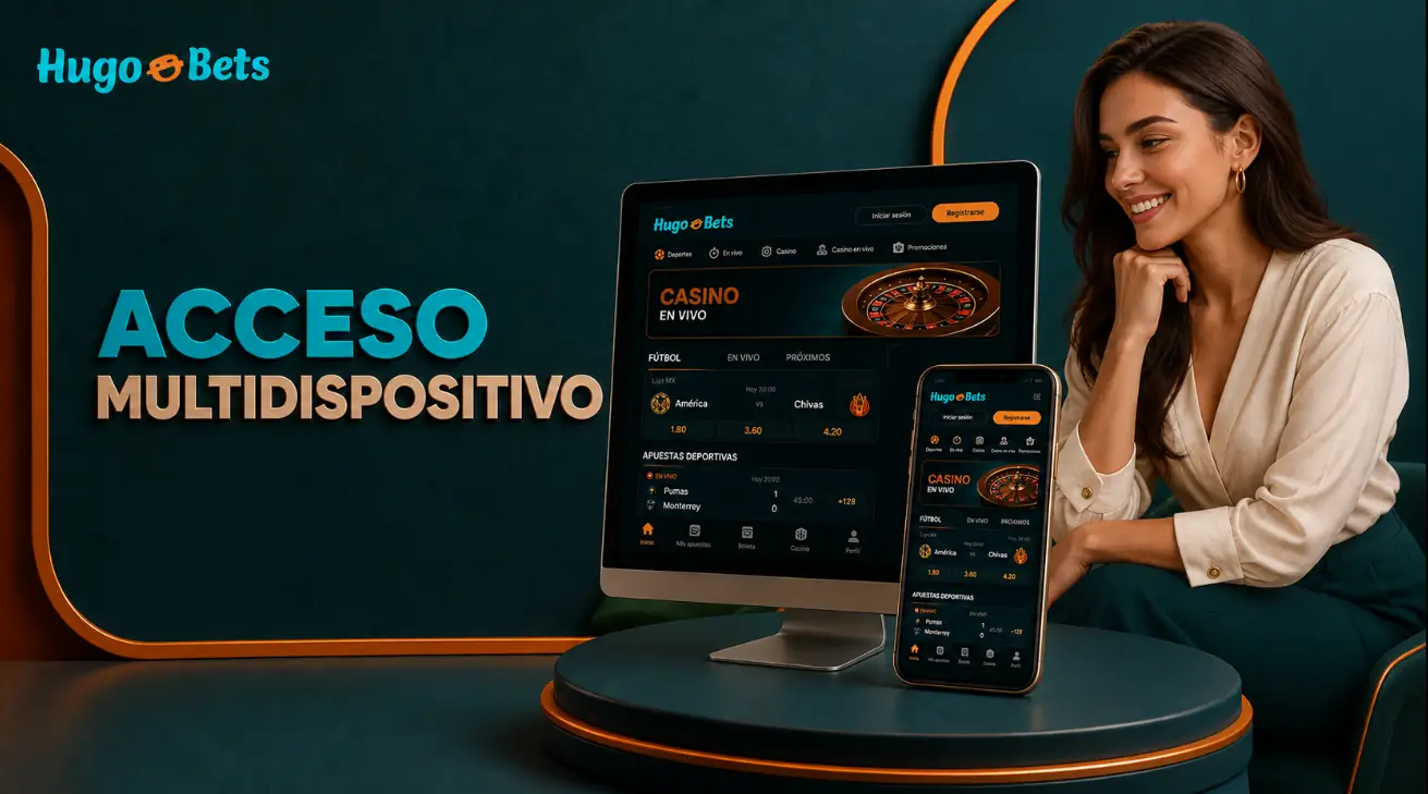 Acceso a Hugobet desde Celular y Computadora