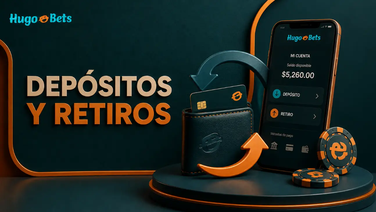 Gestión de Depósitos y Retiros en Hugo Bet Casino