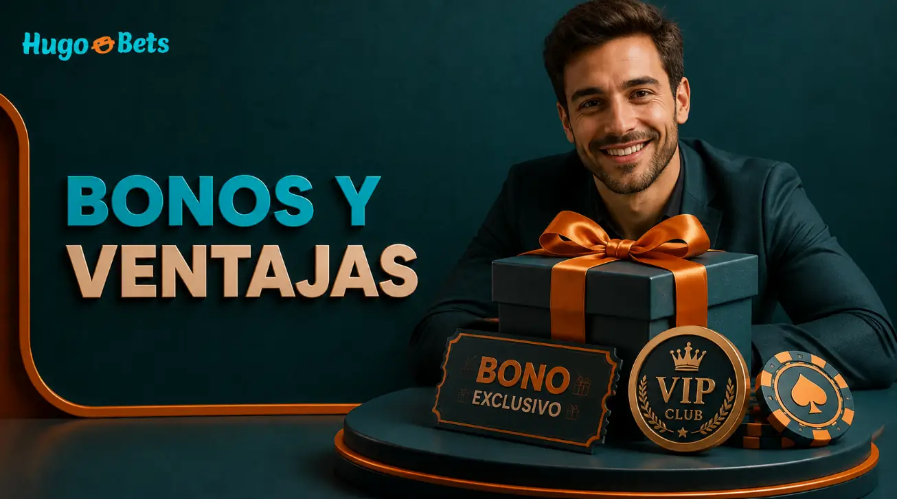 Bonos y Ventajas Habituales de Hugo Bets Casino